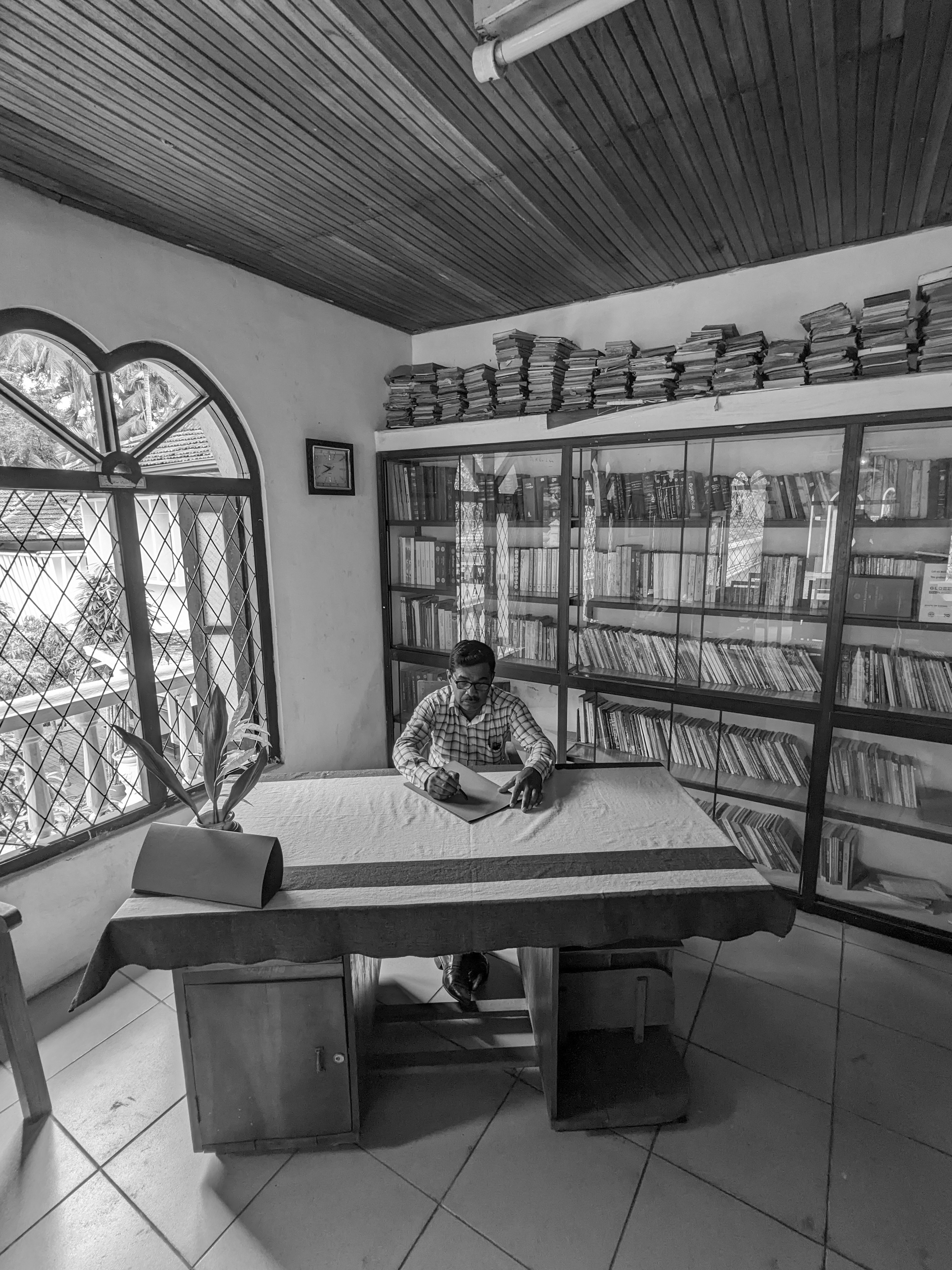 Interior of the library